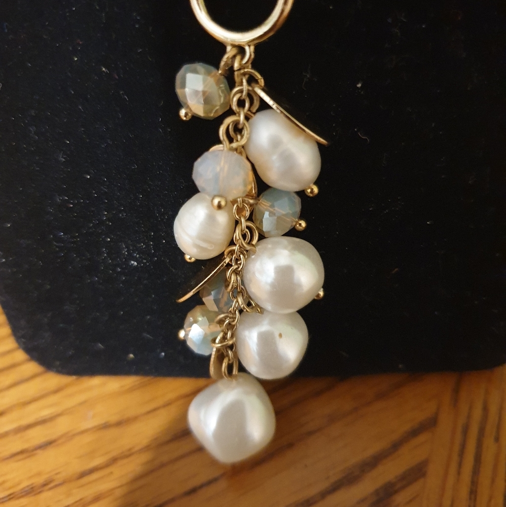 Freshwater pearls cluster necklace